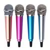 Mini Microphone High Fidelity Sensitive Aluminum Alloy 3.5mm Handheld Condenser Microphone for Daily Life