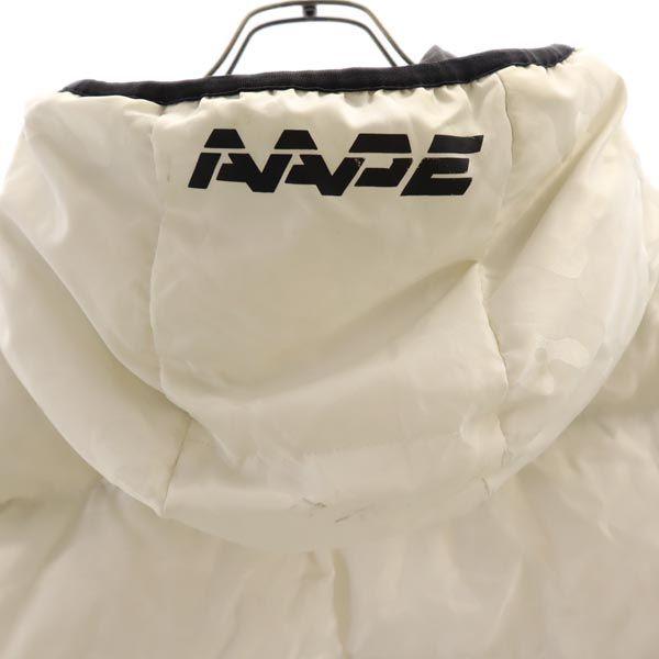 AAPE reversible Down jacket XL White system A BATHING APE logo Men's Used