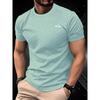 Men's 3D Printed Pattern T-shirt Breathable Lightweight Fabric Regular Edition Round Neck Short Sleeve Comfort Edition T-shirt