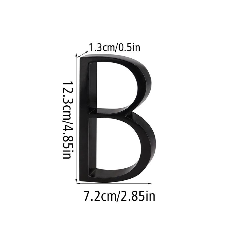 3D-цифра на дверной табличке, чугунный номер дома, ферросплавные черные цифры