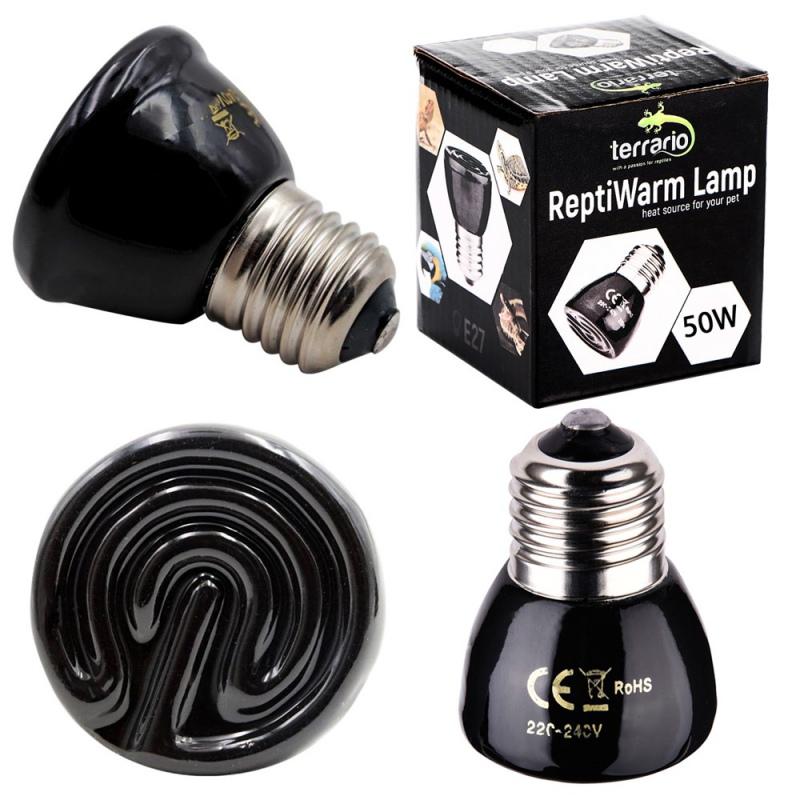 Heat emitter Terrario ReptiWarm 50W heating bulb - mini heat emitter