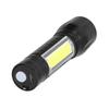 Портативный USB перезаряжаемый фонарик с зумом, ручной фонарь, фонарик с COB боковым светом