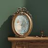 Vintage Photo Frame Golden Desktop Ornament Gift Tabletop Decor  For Bedroom Study Living Room
