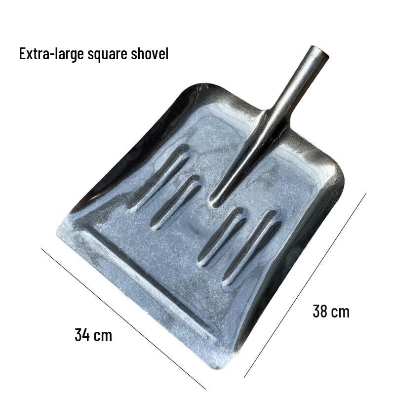Manganese Steel Flat-Head Farm Shovel