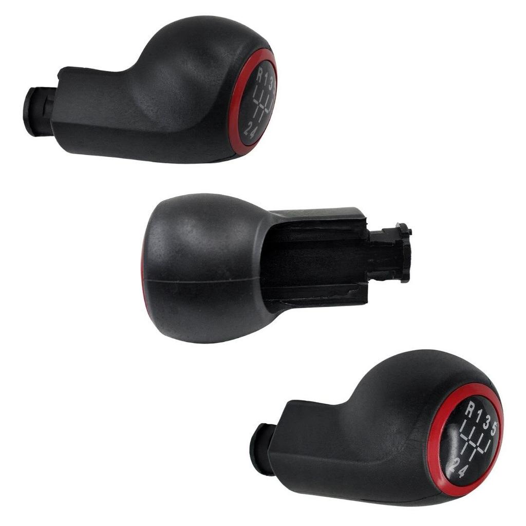 Handbrake-Gear Gaiter and Shift Knob (5)- RED for Opel Astra H