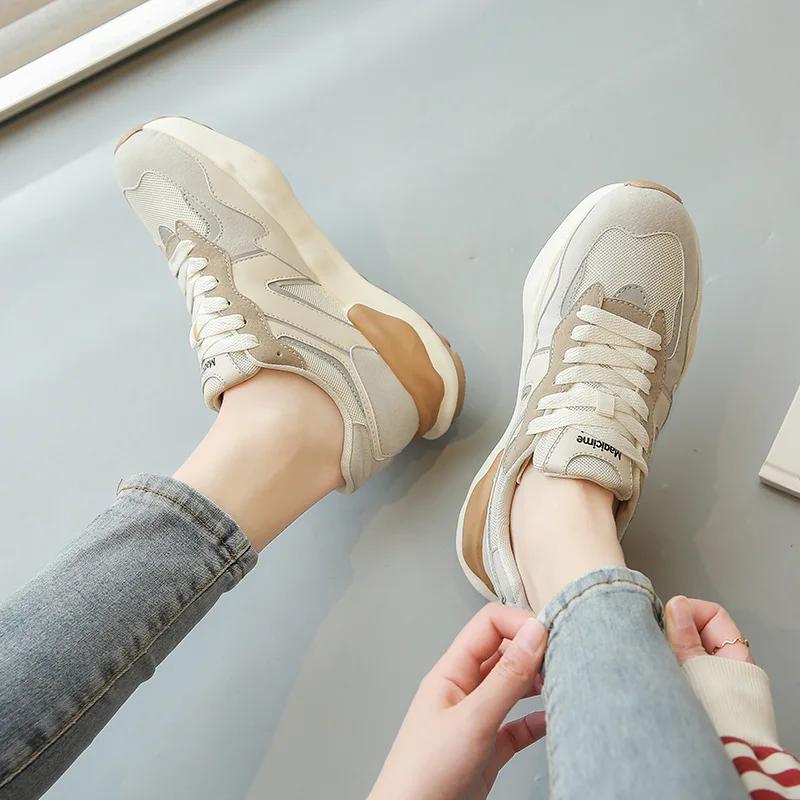Fashion 2024 Summer Couple Sneakers Women New Mesh Casual Men and Women Platform Shoes 43 Comfortable Outdoor Women's Air Sports Shoes