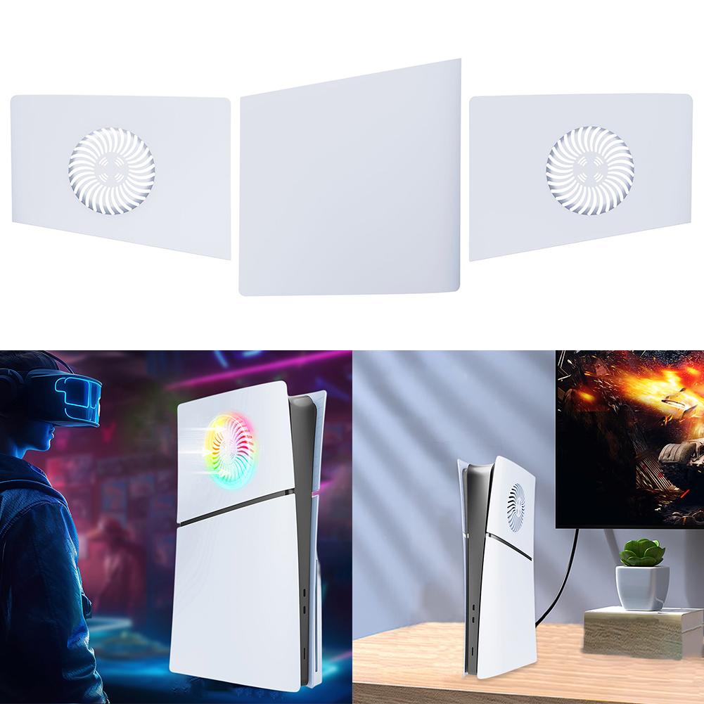 Сменная оболочка с вентиляционными отверстиями Премиальная сменная оболочка из АБС-пластика Защищающая от царапин Жесткая лицевая панель для Playstation 5 Slim