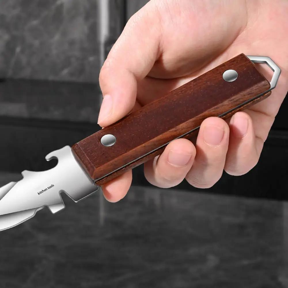 Нож для устриц Острое лезвие Шакер Ракушка Морепродукты Открывалка Инструмент Нержавеющая сталь Открывалка для моллюсков для устриц Моллюски Рыба-жаба Краб Раковины