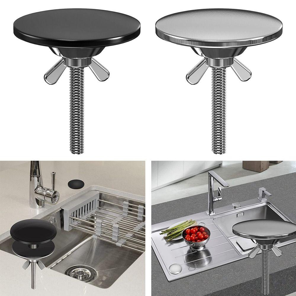 Stainless Steel Metal Faucet Decorative Covers Drainage Seal Tap Hole Plug Sink Plug Sink Hole Cover Faucet Hole Cover
