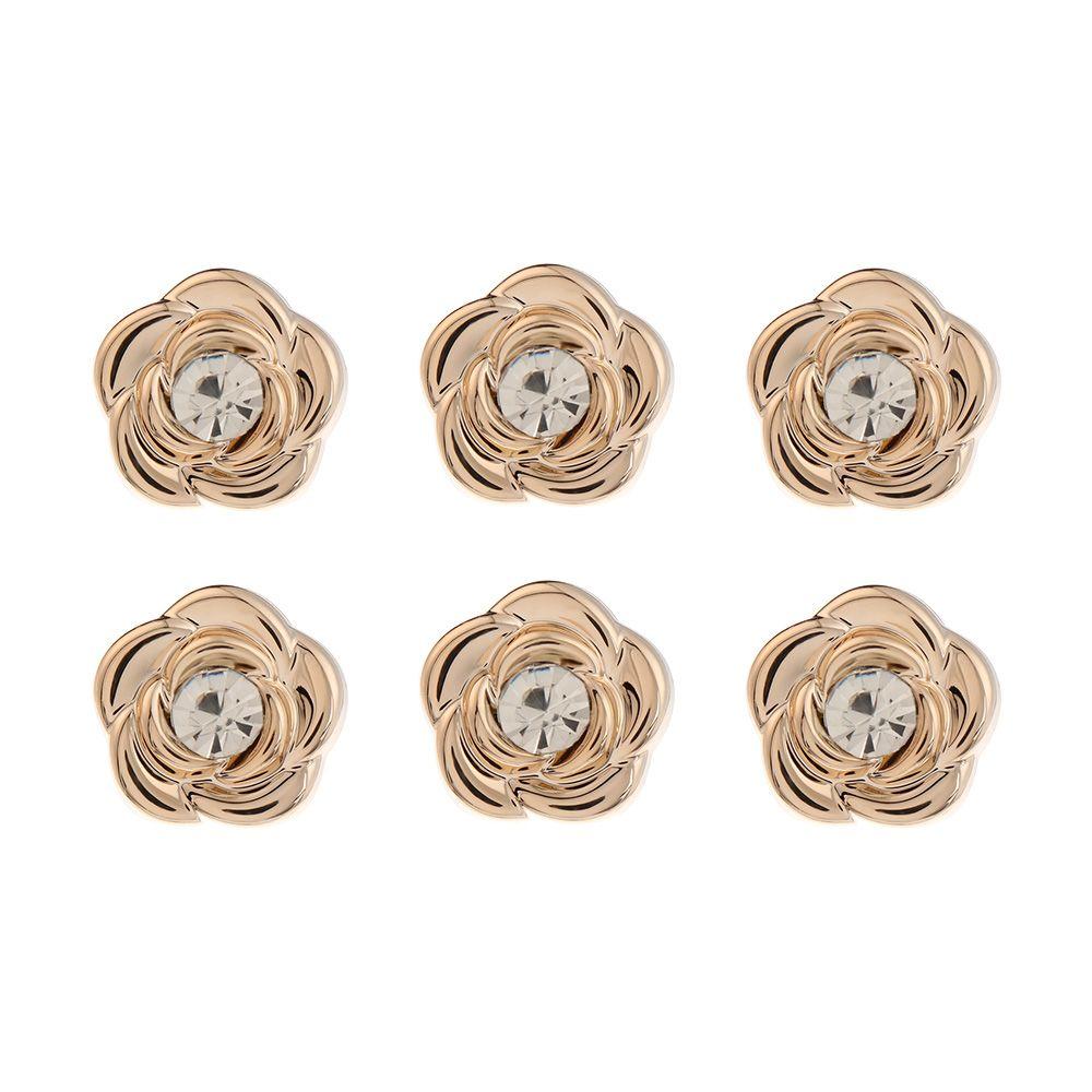 6PCS Fashion Anti-exhaust DIY Adjustable Coat Button Seamless buttons Detachable