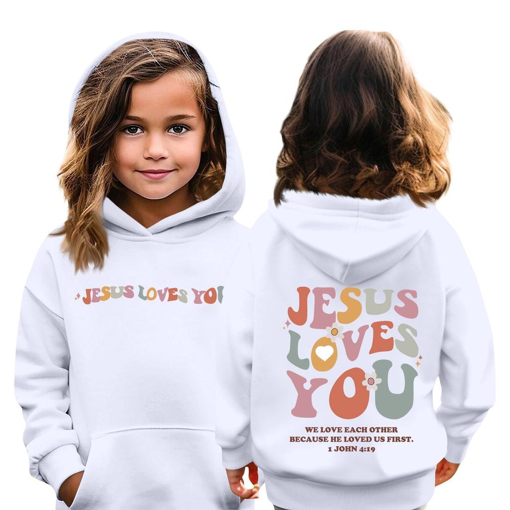 Детская толстовка с капюшоном для мальчиков и девочек, модная принтованная толстовка с длинными рукавами и карманом