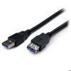 USB 3.0 A To A Extension Cable - 2m - SuperSpeed USB 3.0 Extension - Black