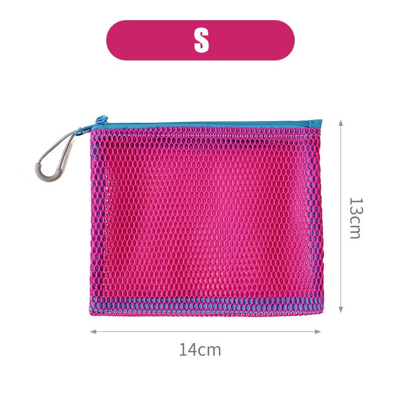 Цветная сетчатая сумка для хранения с двойной молнией, двухслойный портативный кошелек для монет, квадратный сетчатый кошелек для монет, дорожный органайзер, сумка для переноски