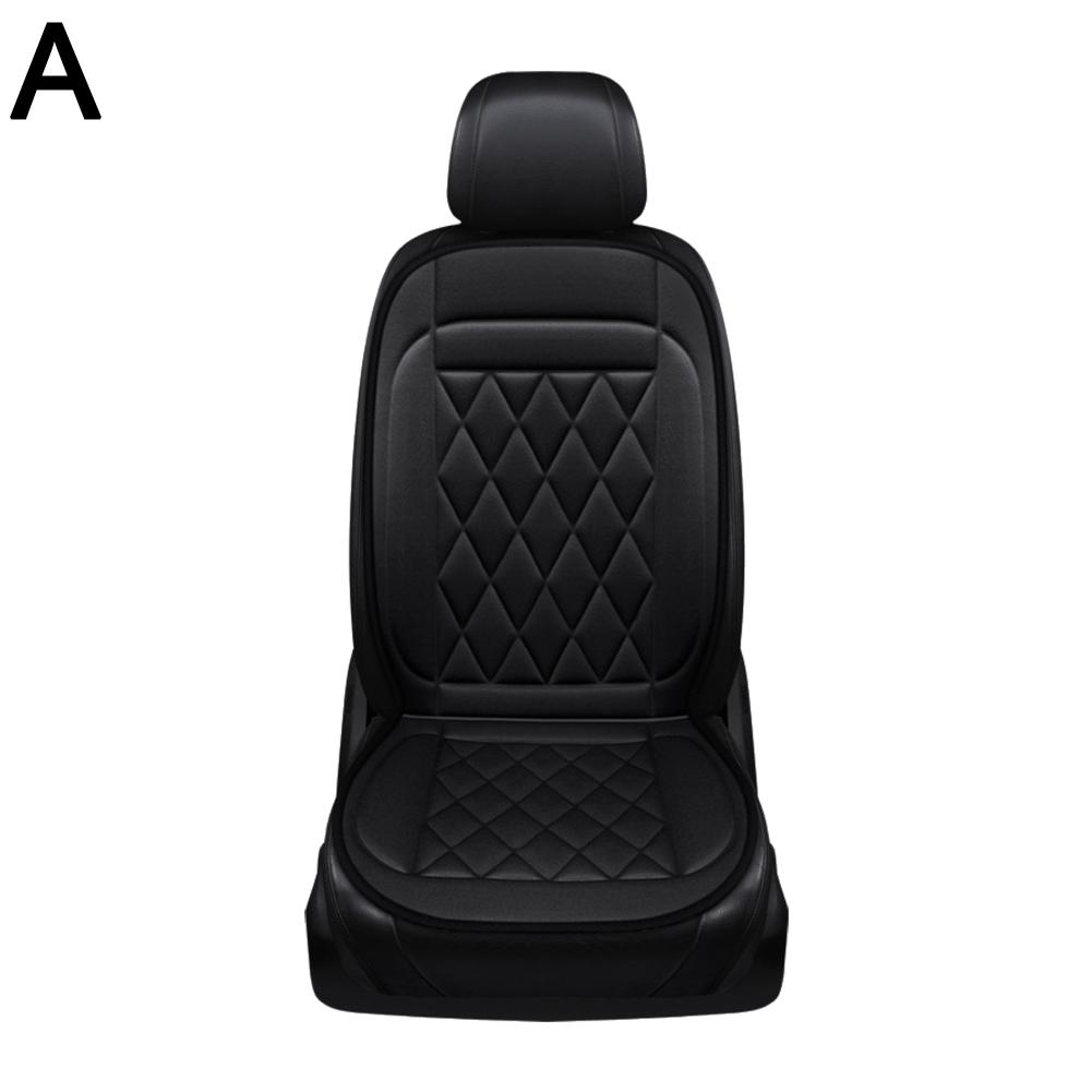 Универсальная автомобильная подушка с подогревом, интеллектуальный быстрый подогрев, 12 В/24 В, зимняя теплая подушка для сиденья автомобиля, чехол для автомобильного сиденья с подогревом