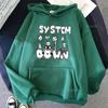 Толстовки System of A Down Преобладающая Уличная Гранж Толстовка Зимняя Флисовая Одежда Оверсайз Свитшот с Круглым Вырезом Пуловеры