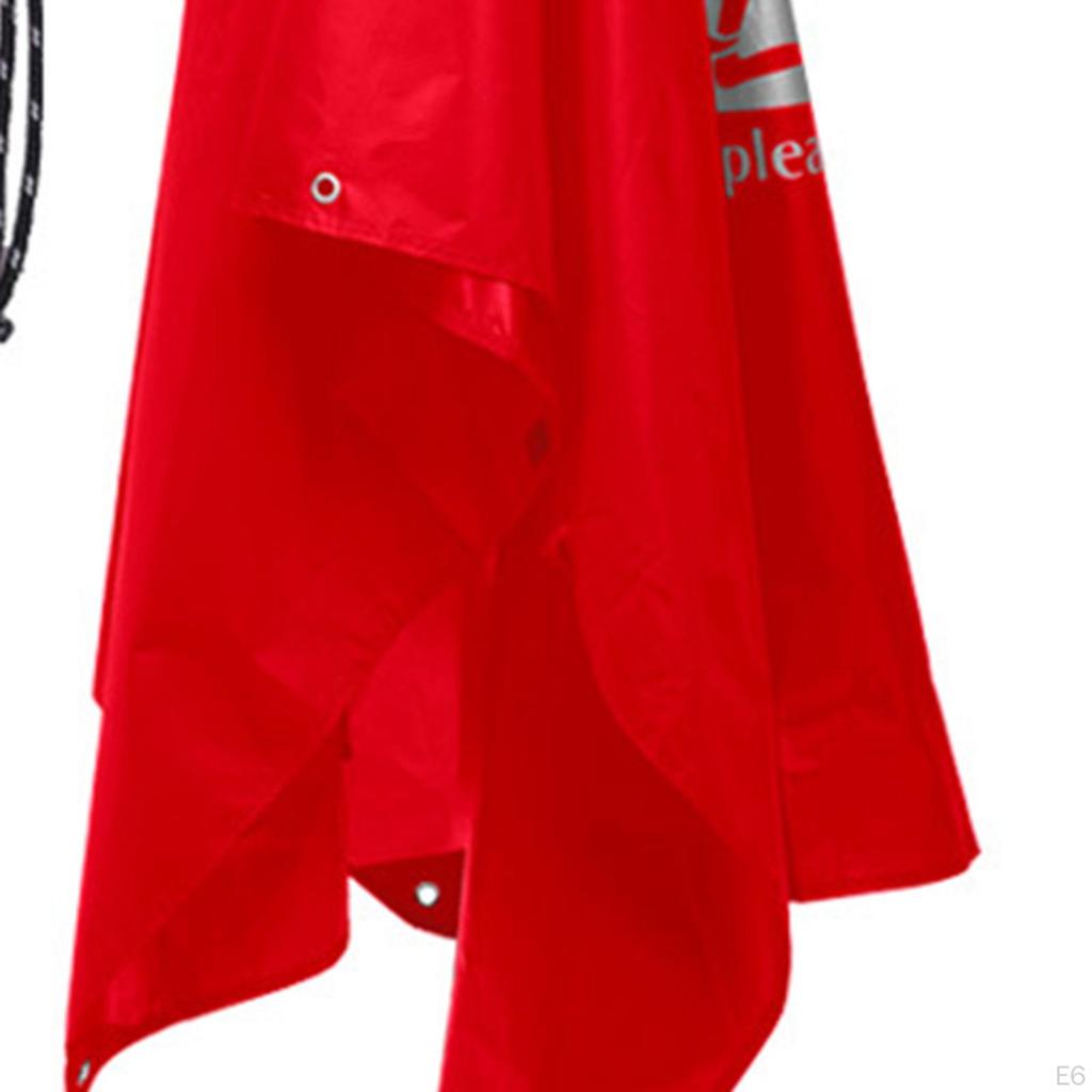 Hooded Rain Poncho Jacket 3 In 1 Adults Raincoat Coat for Sporting Event Fishing Travel