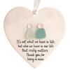 Love Heart Sea Glass Friendship Decor Heart Shaped Seaglass Ornaments Christmas Tree Hanging Pendents Door Window Wall Decors
