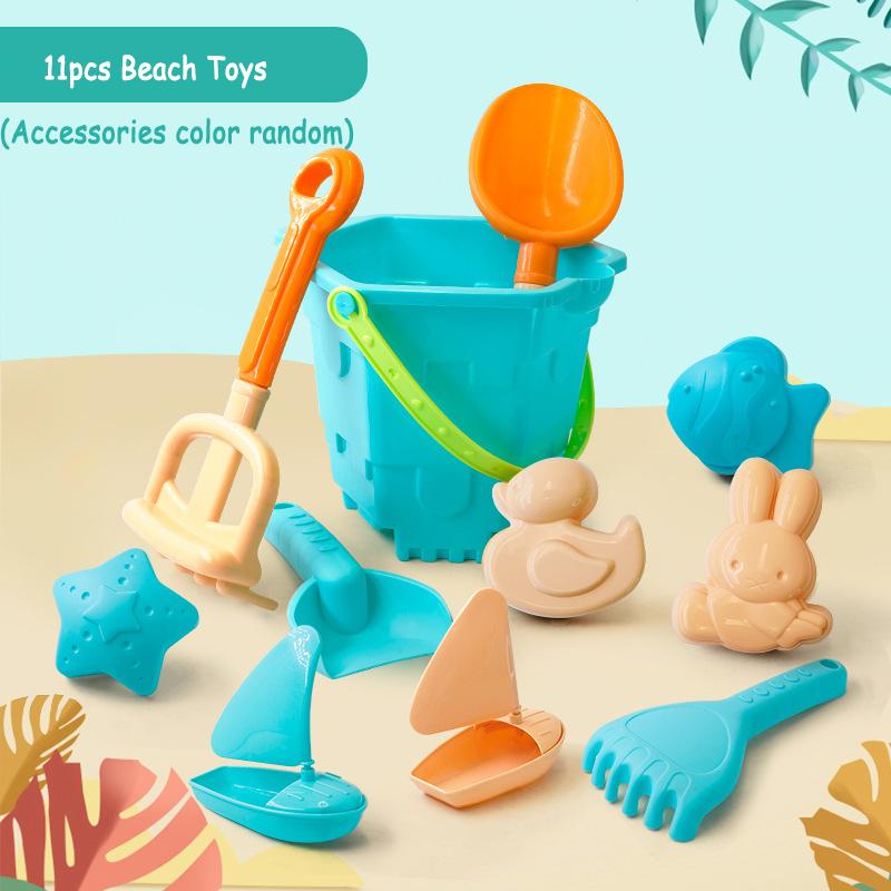 Пляжные игрушки для детей, замок, ведро с песком, совок для копания, игрушка, детский набор песочницы, инструменты для игры в песочницу, пляжные игры на открытом воздухе для детей
