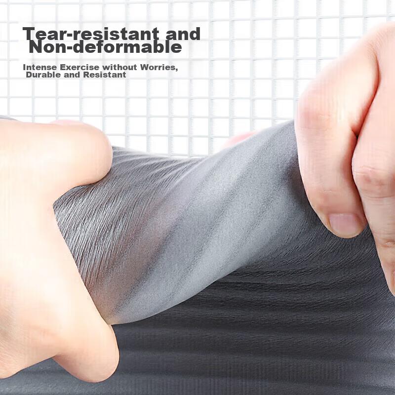Li-Ning Yoga Mat, Thickened for Men And Women, Professional Non-Slip Soundproof Shock-Absorbing Exercise Mat, 792 Gray