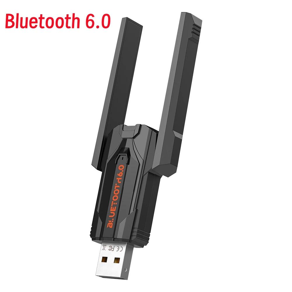 200M USB Bluetooth 6.0 Адаптер для ПК Беспроводная Мышь Клавиатура Музыкальная Гарнитура Bluetooth Передатчик Без Драйверов для Win8.1/10/11