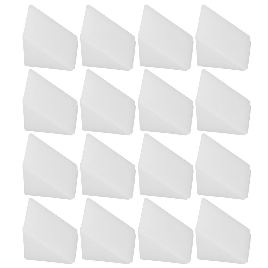 100Pcs Plastic Furniture Corner Brace Wedges Plastic Drawer Bottom Repair Sagging Reinforcement Cabinet Support