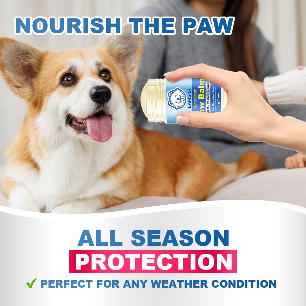 Paw Balm-Heals Dry And Cracked Nose & Paws-Relives Paws Allergy Symptoms-Protects Paws Year-round, 40g