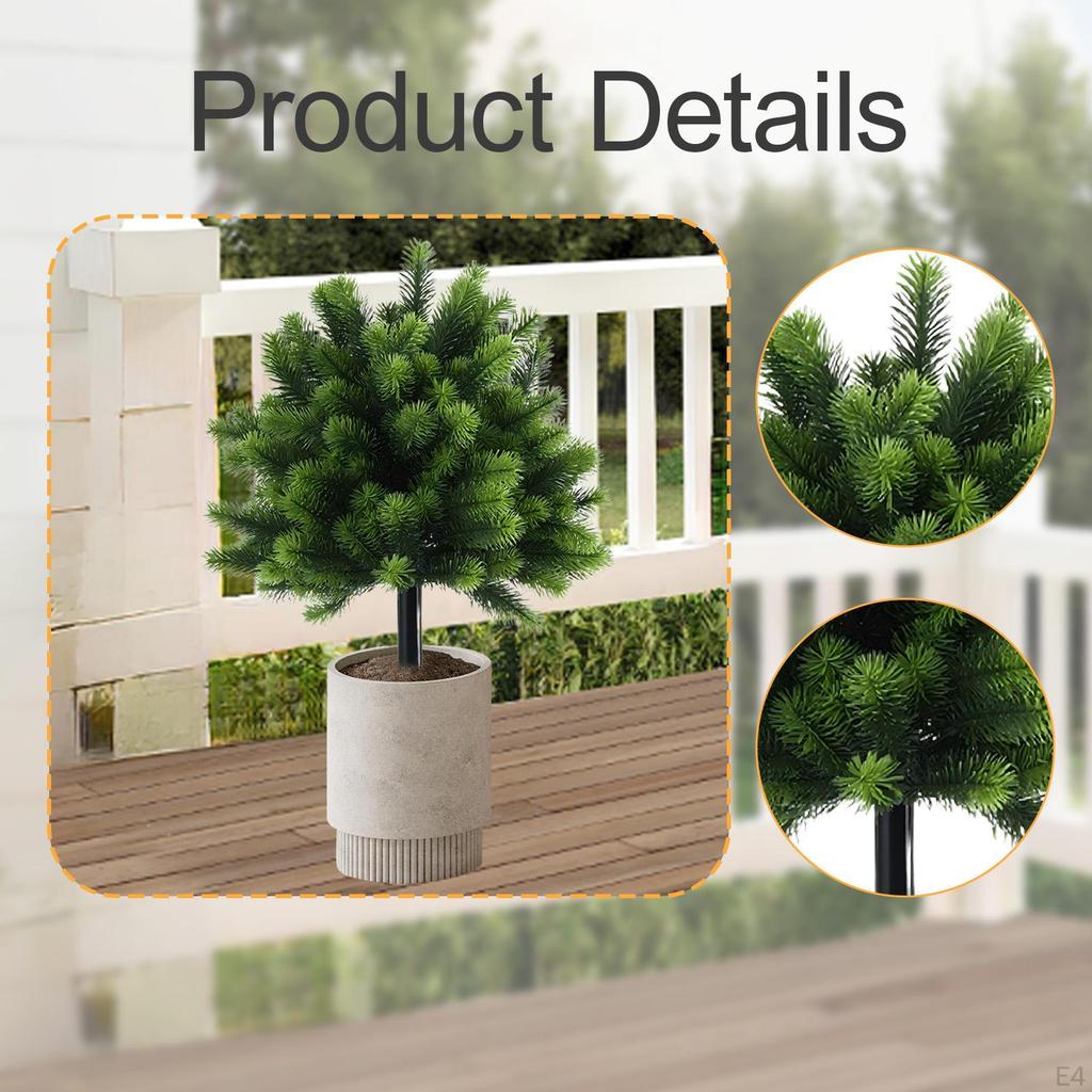 Artificial Bush Garden Stake for Yard And Festive Decor