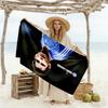 Torres Blue Action Beach Towel Super Soft Microfiber Quickdry Fabric Comfortable Lightweight Suitable for Swimming, Gym, Camping, Yoga Vacation