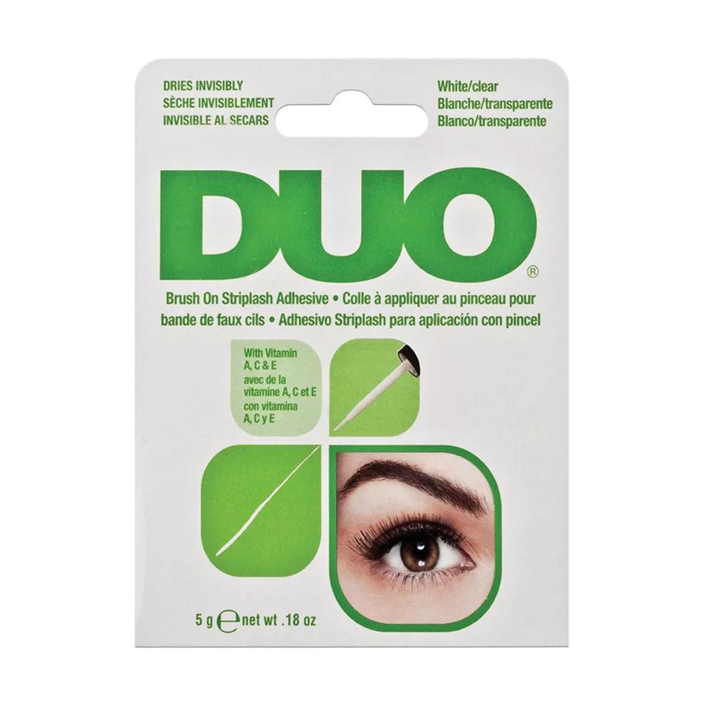 Bezbarwny klej do sztucznych rzęs DUO Brush On Ardell z wit. A, E i C 5 ml