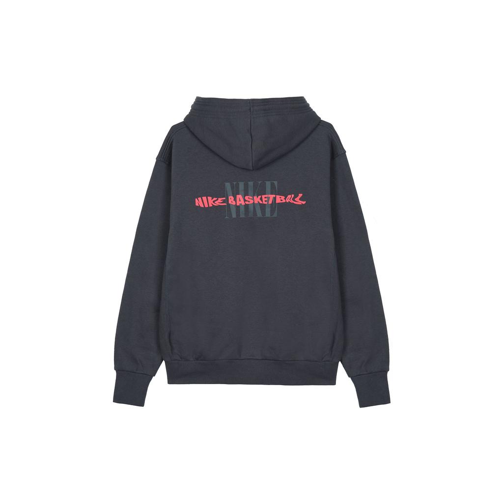 Nike Alphabet Logo Print Hoodie Long Sleeve Sweatshirt Men Tops Black FB7661-045