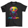 Robot 2 Paint Drip Design T-shirt - Funny and Funky! Unisex Printed Design, 100%