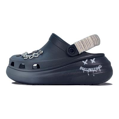 EVA Classic Crush Готические песнопения Подарочная коробка Готический тренд Уличные граффити Панк мода Дырявые туфли Унисекс Черный