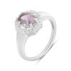 Серебряное кольцо с натуральным аметистом 1.53ct, вес изделия 3,13 гр (2189398)