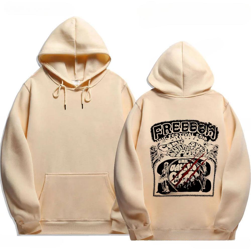 2024 Новый Стиль Крик Страха Худи Двусторонние Мужские Женские Толстовка Унисекс С длинным рукавом Худи Размер XS-3XL