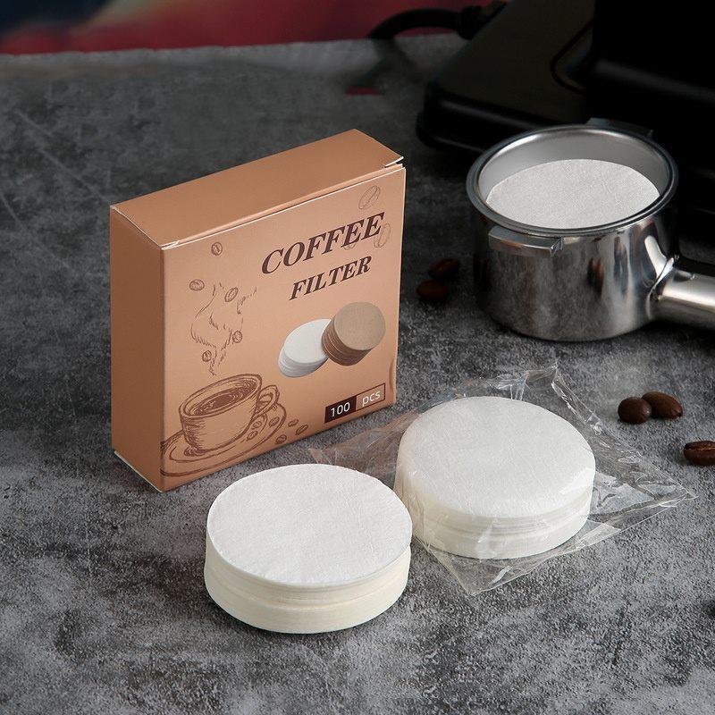 Одноразовая фильтровальная бумага для кофе, круглая фильтровальная бумага для вторичного разделения воды для ручки кофемашины