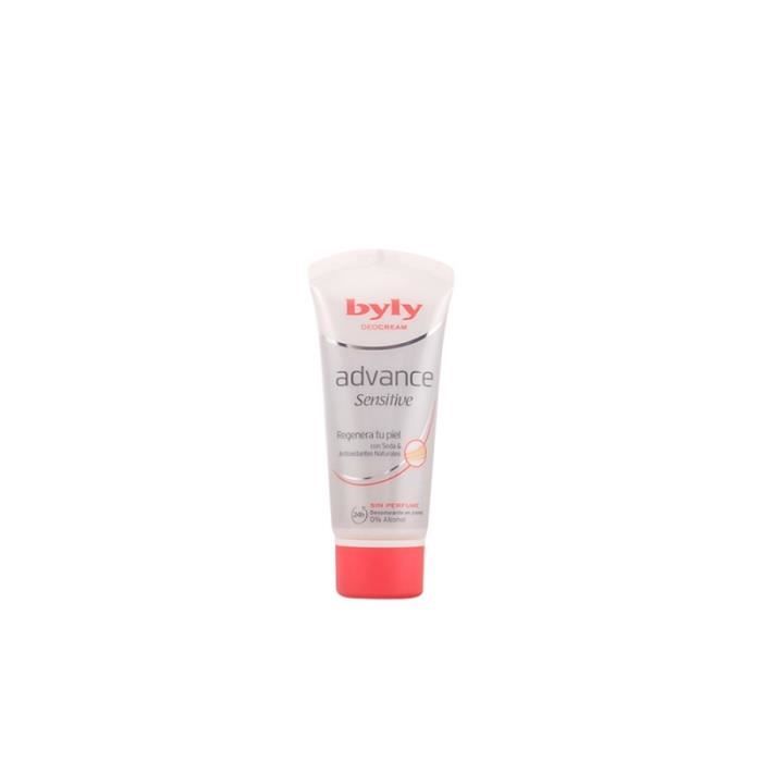 Déo crème - BYLY - ADVANCE SENSITIVE - 50 ml - Mixte - Adulte