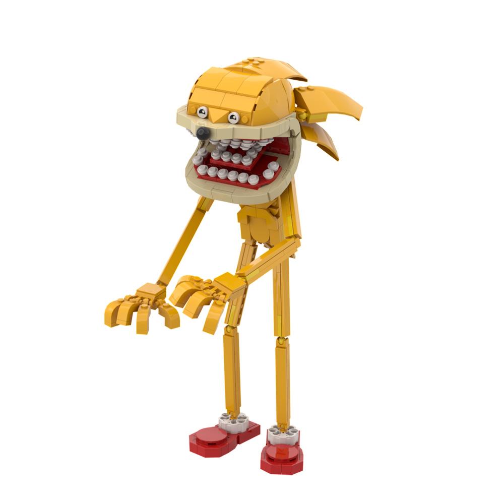 MOC Анимированный Персонаж Sonices Модель Строительные Блоки Ужас Грешный Еж Экшн-Фигурка Сборные Кирпичики Игрушка Подарок на Хэллоуин