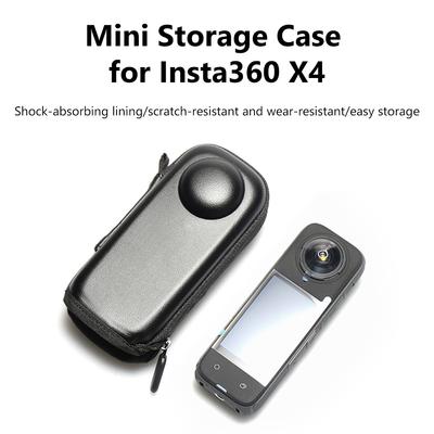 Мини-сумка для хранения Insta360 X4 Портативный чехол для хранения Insta360 X4 Защитная сумка EVA с жестким корпусом Аксессуары для экшн-камер