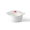 S/M/L Microwave Oven Special Box with Lid Heated Soup Pot Rice Steamed Dumpling Food Cooking Container Food Grade Kitchen Tool