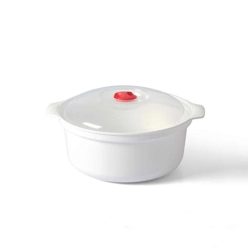S/M/L Microwave Oven Special Box with Lid Heated Soup Pot Rice Steamed Dumpling Food Cooking Container Food Grade Kitchen Tool