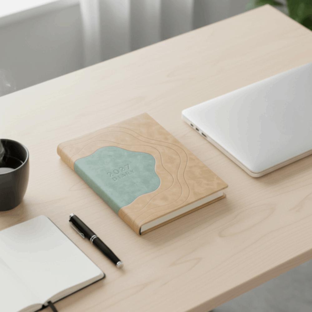 PU Leather Cover Schedule Planner Notebook Agenda Planning Notebook Student