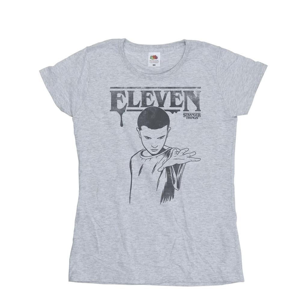 Netflix Womens/Ladies Stranger Things Dark Eleven Cotton T-Shirt