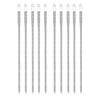 10Pcs Stainless Steel Spring Drawstring Threader Waistband Cord Threading Tool for Hoodies Skirt Jackets Trousers Pants
