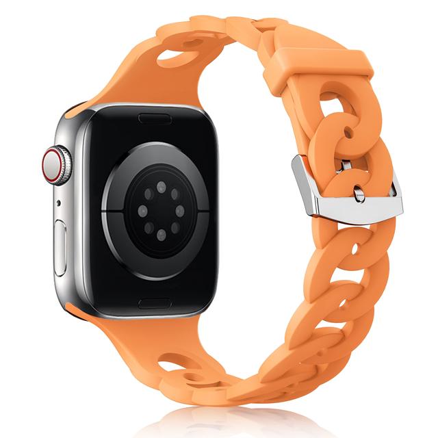 Силиконовый ремешок для Apple Watch band 45мм 44мм 40мм 41мм 42мм 49мм дышащий браслет correa iWatch ultra series 8 7 6 5 4 SE