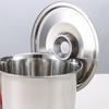 With Lid Seasoning Pot Portable Seasoning Tank Large Capacity Stainless Steel Flavor Cup