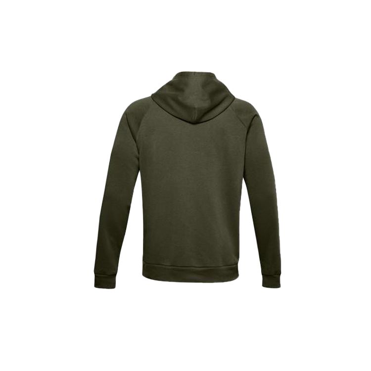 Under Armour Logo Print Hoodie With Drawstring Men Tops Green 1357939-390