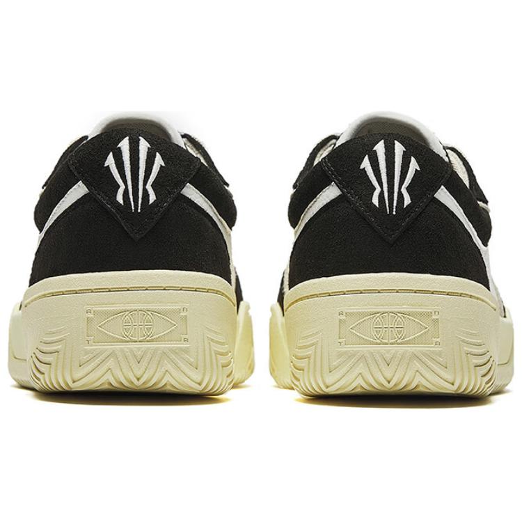 Anta Кроссовки Hélà Tribe Kyrie Step, удобные, универсальные, нескользящие, износостойкие, с низким верхом, для скейтбординга, унисекс, белые, черные 112441805-2