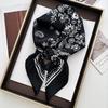 Новый принт Каретка Печать Шарф Женский Весна и Лето Мягкий Атласный Шарф Ретро Универсальный Платок Платок на голову