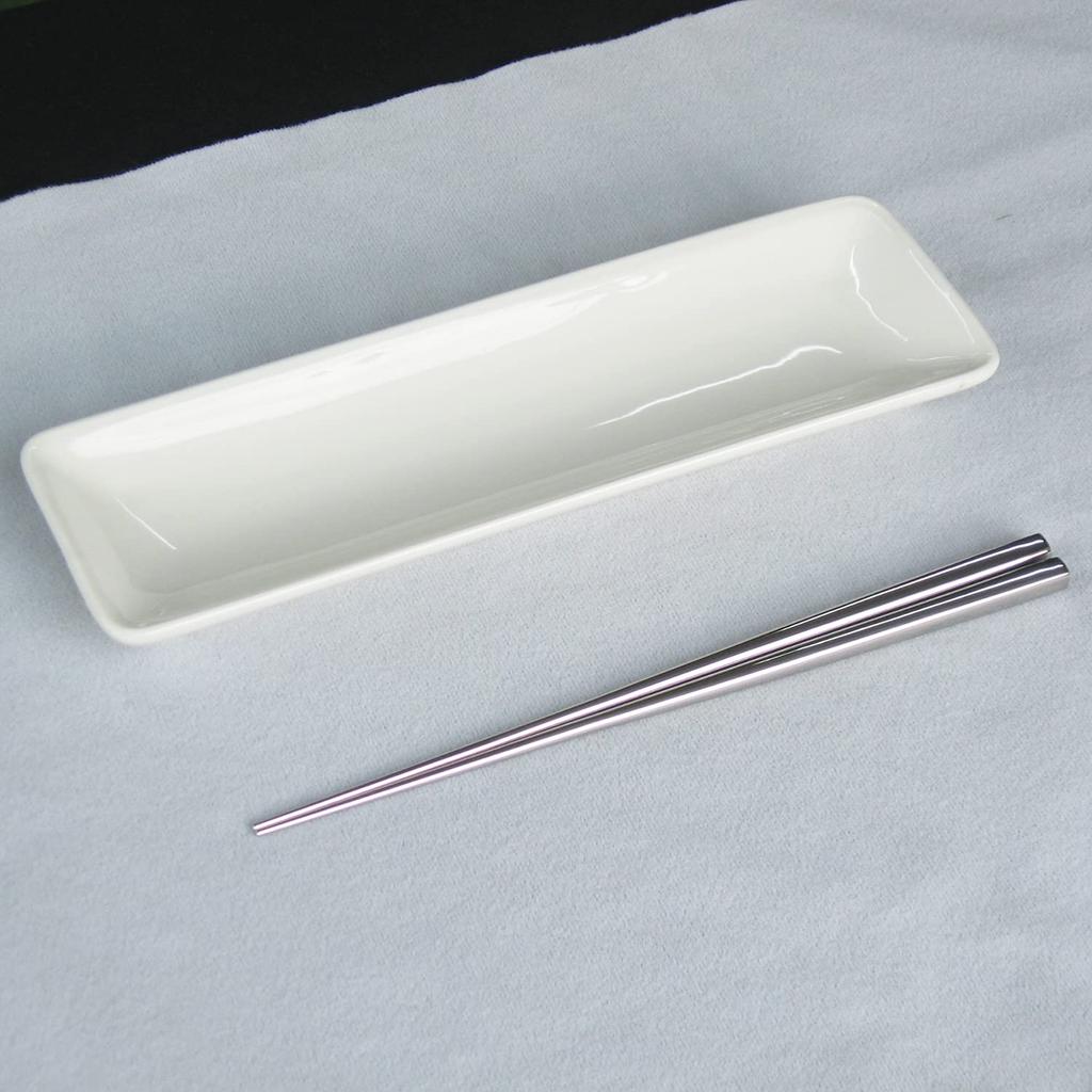 Nagao Stainless Mirror Dishwasher Made in Japan Tsubame-Sanjo Chopsticks, 18-8 Steel, Finish, 22cm, Safe,