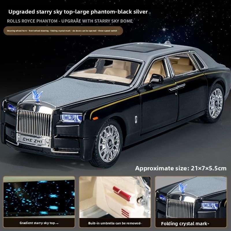 Rolls Royce Phantom Alloy Car Model With Inertia Sound Light For Kids Gift